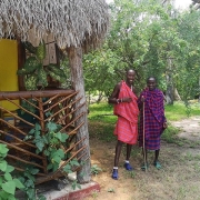 2 Askari (watchmen) of Africa Safari Selous Lodge