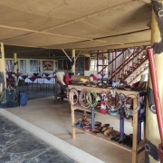 There is a small but nice curio shop in the main building of Africa Safari Ikoma