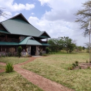 The restaurant / bar / lounge building of the Africa Safari Serengeti Ikoma